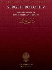 Tapa de Sonata for Violin, No. 2, Op 94