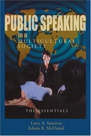 Tapa de Public Speaking in a Multicultural Society