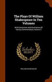 Tapa de The Plays Of William Shakespeare In Ten Volumes