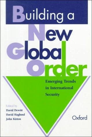 Tapa de Building a new global order
