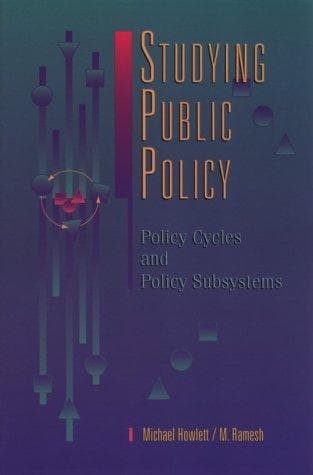 Tapa de Studying public policy
