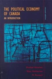 Tapa de The political economy of Canada