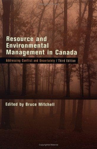 Tapa de Resource and environmental management in Canada
