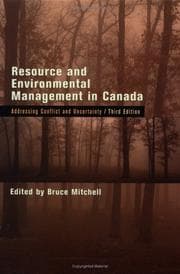Tapa de Resource and environmental management in Canada