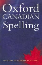 Tapa de Oxford Canadian spelling