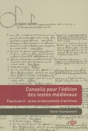 Tapa de CONSEILS POUR L EDITION DES TEXTES MEDIEVAUX  REEDITION