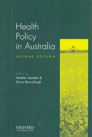 Tapa de Health policy in Australia