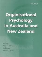 Tapa de Organisational psychology in Australia and New Zealand