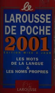 Tapa de Le Larousse de poche