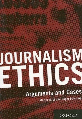 Tapa de Journalism ethics