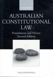 Tapa de Australian Constitution Law