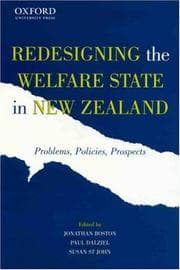 Tapa de Redesigning the welfare state in New Zealand