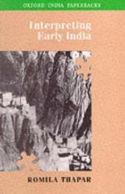 Tapa de Interpreting Early India