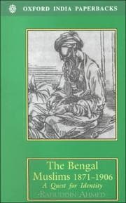 Tapa de The Bengal Muslims, 1871-1906