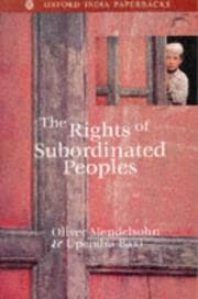 Tapa de Rights of Subordinated Peoples