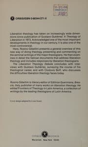 Tapa de The liberation theology debate