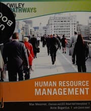 Tapa de Human resource management