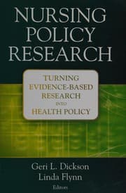 Tapa de Nursing policy research