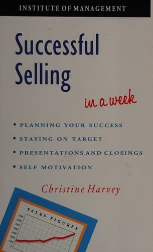 Tapa de Successful selling in a week