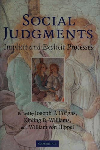 Tapa de Social Judgments