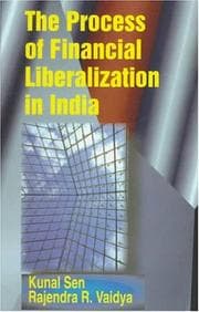 Tapa de The process of financial liberalization in India