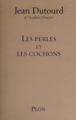 Tapa de Les perles et les cochons