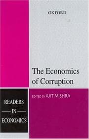 Tapa de The economics of corruption