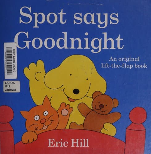 Tapa de Spot says goodnight