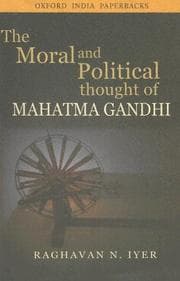 Tapa de The moral and political thought of Mahatma Gandhi