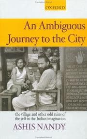 Tapa de An ambiguous journey to the city