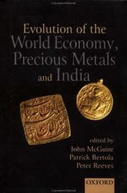 Tapa de Evolution of the World Economy, Precious Metals, and India