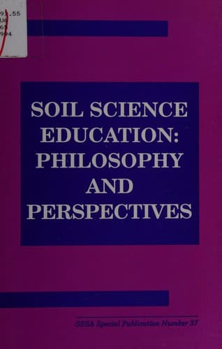 Tapa de Soil science education