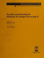 Tapa de Parallel and distributed methods for image processing II