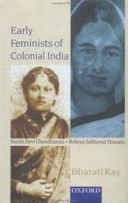 Tapa de Early feminists of colonial India