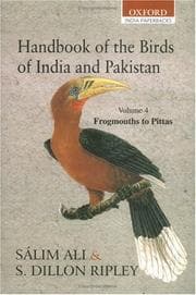Tapa de Handbook of the birds of India and Pakistan together with those of Bangladesh, Nepal, Bhutan and Sri Lanka