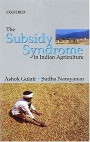 Tapa de Subsidy syndrome in Indian agriculture