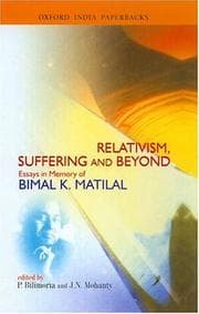 Tapa de Relativism, Suffering and Beyond
