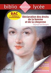 Tapa de BiblioLycée - Déclaration des Droits de la femme et de la citoyenne, Olympe de Gouges, BAC 2022