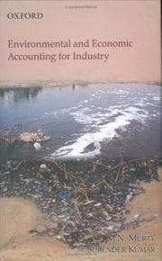 Tapa de Environmental and economic accounting for industry
