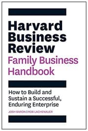 Tapa de Harvard Business Review Family Business Handbook
