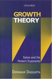 Tapa de Growth Theory