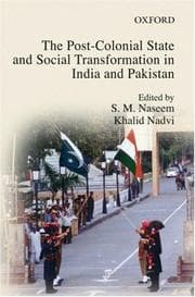 Tapa de The post-colonial state and social transformation in India and Pakistan