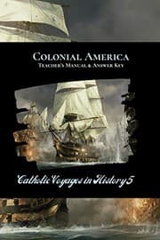 Tapa de Colonial America Teacher's Manual & Answer Key