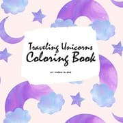 Tapa de Traveling Unicorns Coloring Book for Children