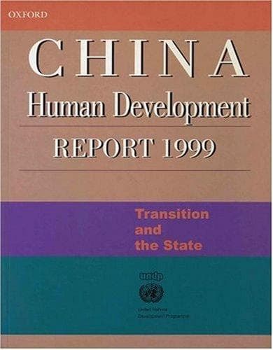 Tapa de China Human Development Report 1999