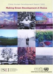 Tapa de China Human Development Report 2002