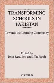 Tapa de Transforming schools in Pakistan