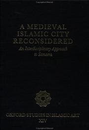 Tapa de A medieval Islamic city reconsidered