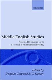 Tapa de Middle English studies