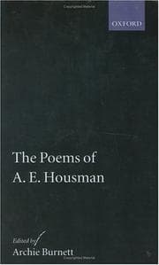 Tapa de The poems of A.E. Housman